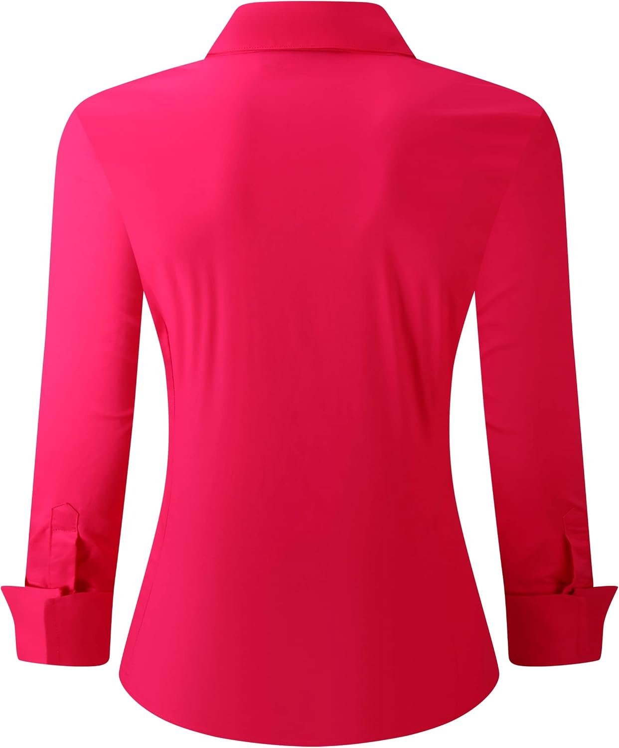 image:imageAlex Vando Womens Dress Shirts Button Down Wrinkle Free Long Sleeve ShirtFuchsia