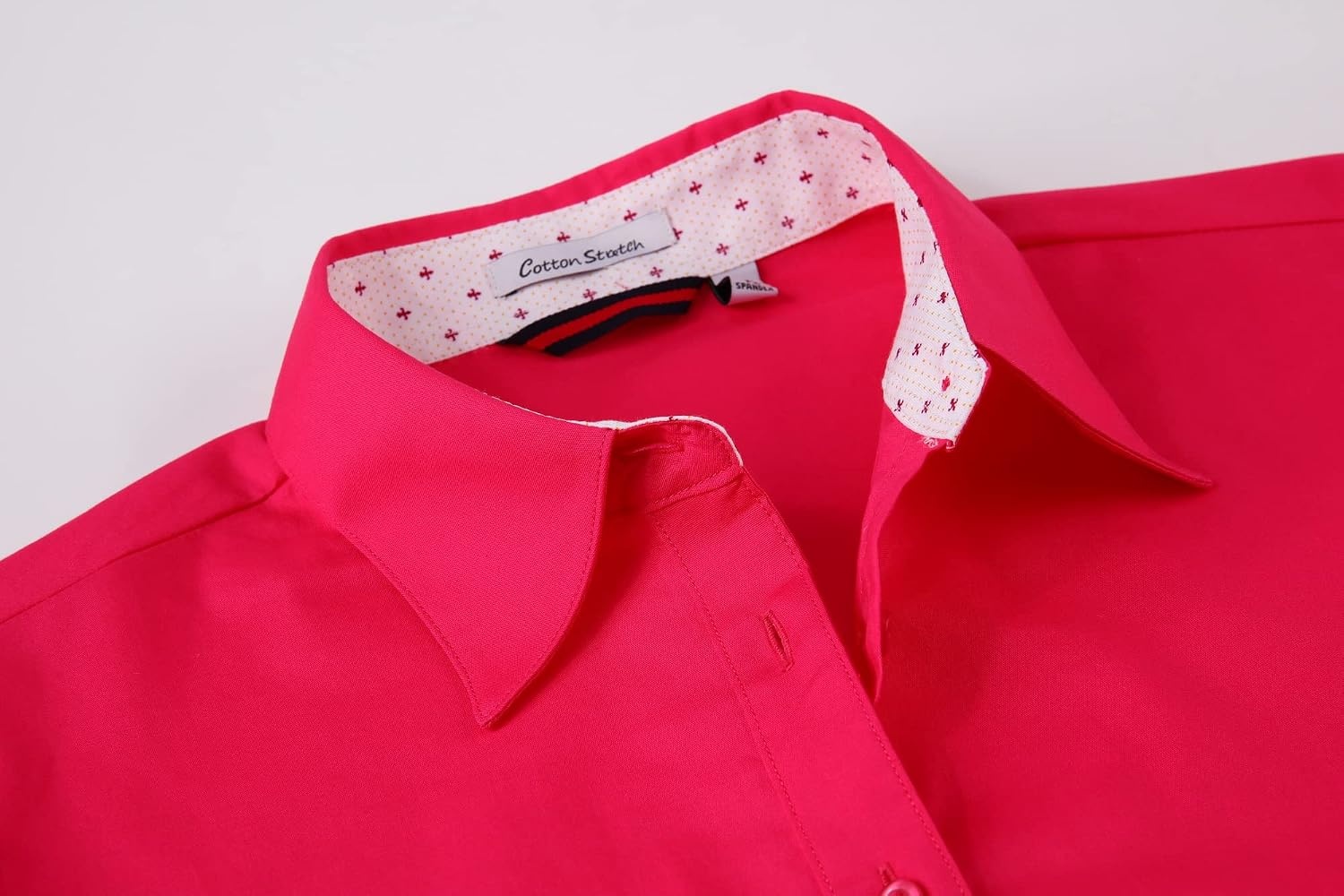 image:imageAlex Vando Womens Dress Shirts Button Down Wrinkle Free Long Sleeve ShirtFuchsia