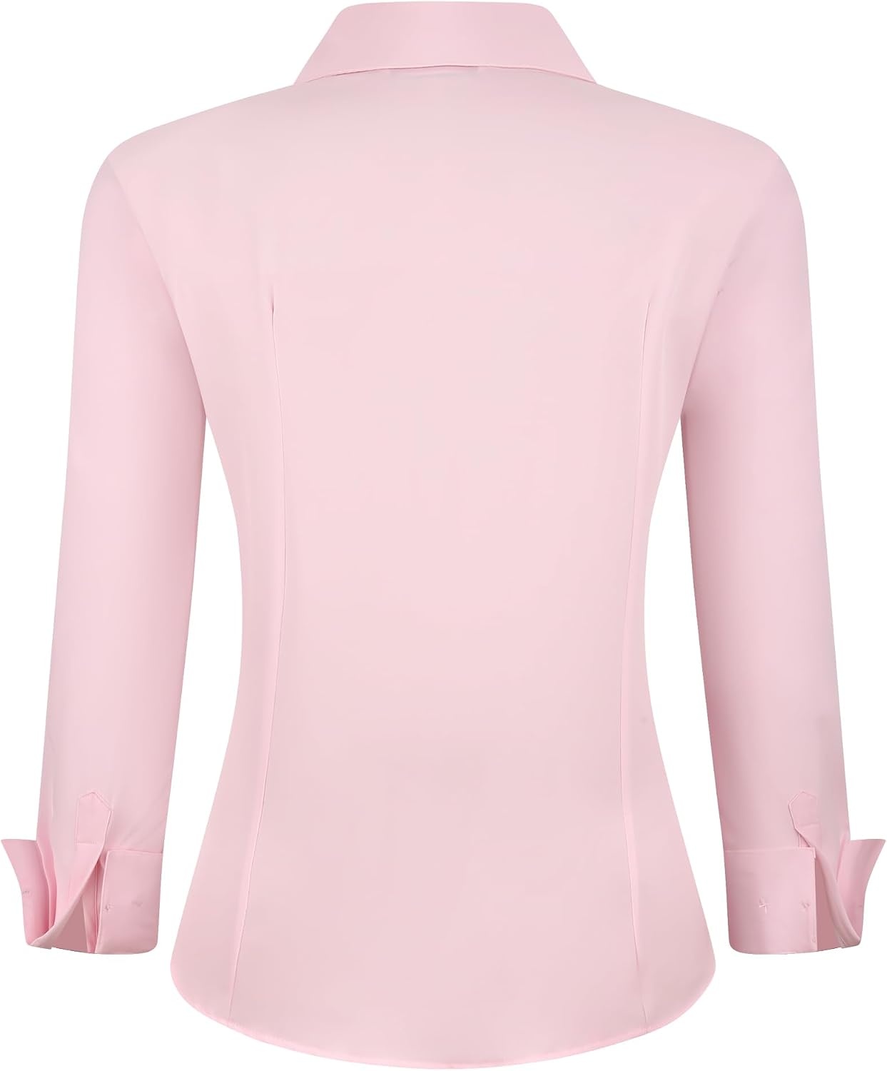 image:imageAlex Vando Womens Dress Shirts Button Down Wrinkle Free Long Sleeve ShirtHidden Placket Pink