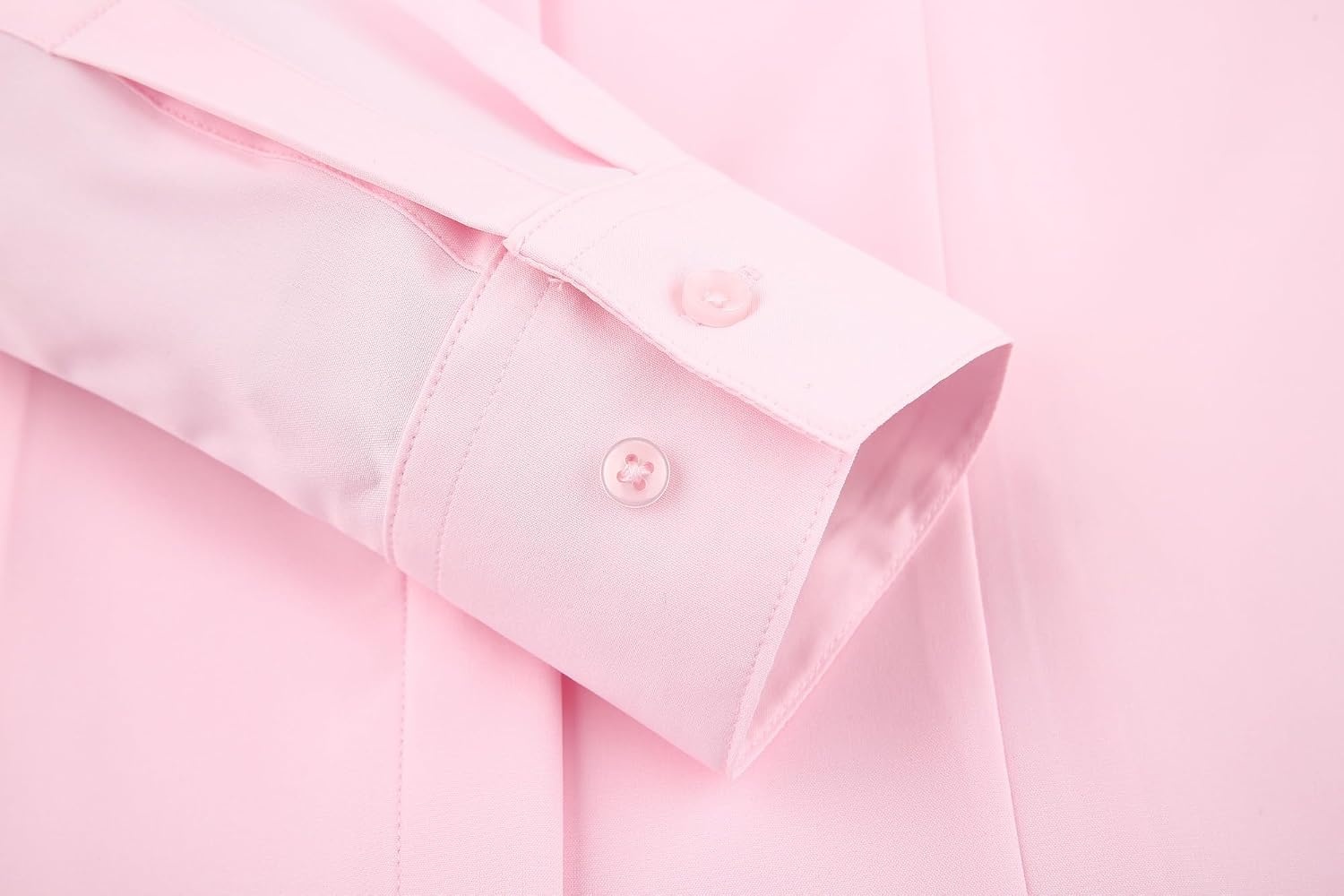image:imageAlex Vando Womens Dress Shirts Button Down Wrinkle Free Long Sleeve ShirtHidden Placket Pink
