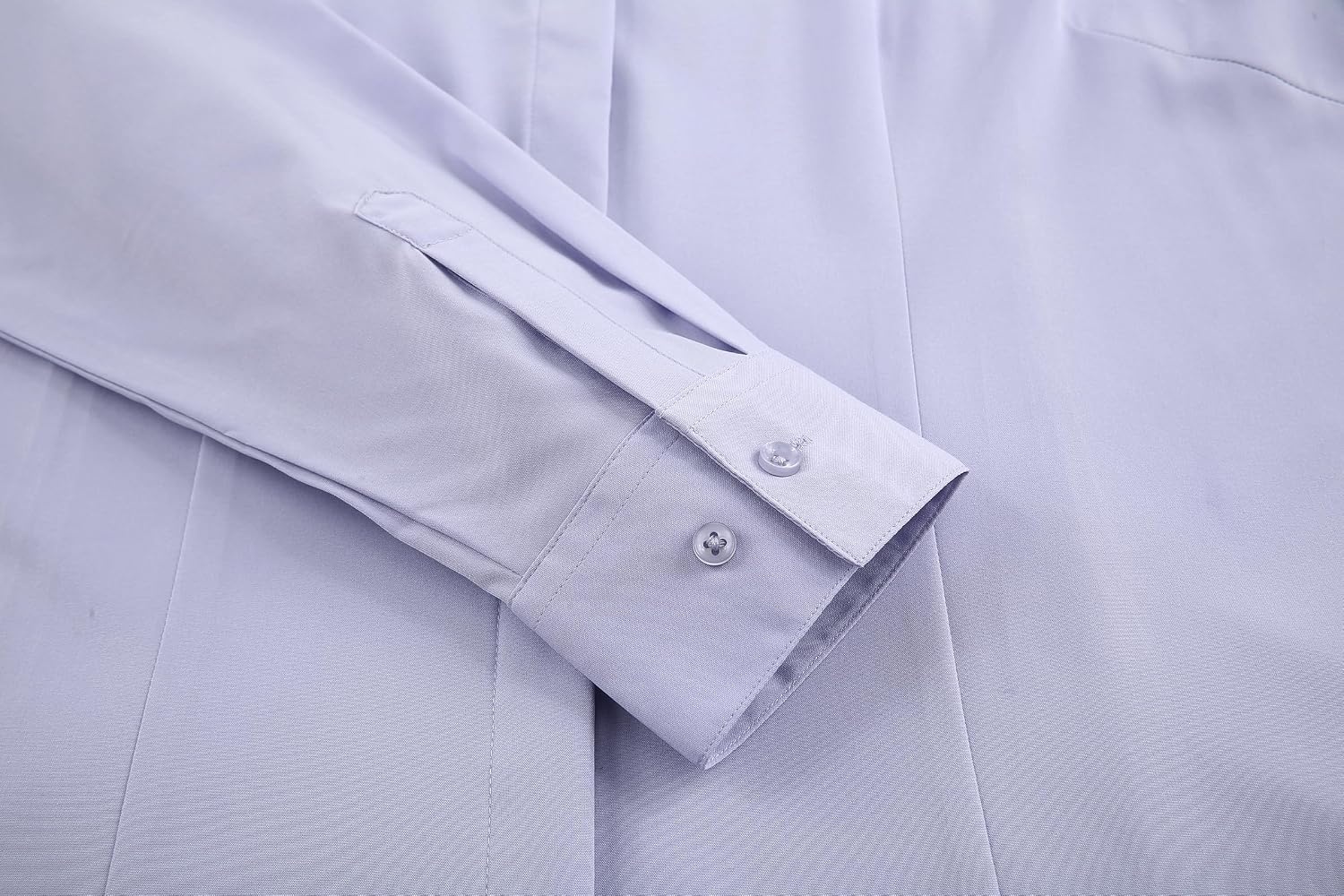 image:imageAlex Vando Womens Dress Shirts Button Down Wrinkle Free Long Sleeve ShirtHidden Placket Purple