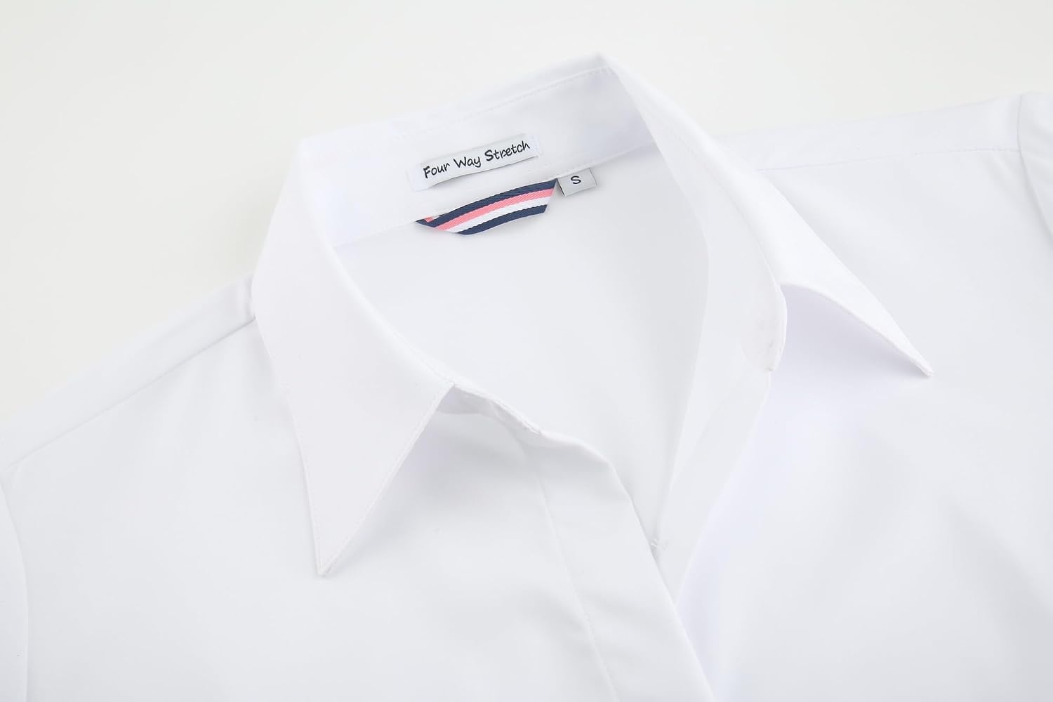 image:imageAlex Vando Womens Dress Shirts Button Down Wrinkle Free Long Sleeve ShirtHidden Placket White