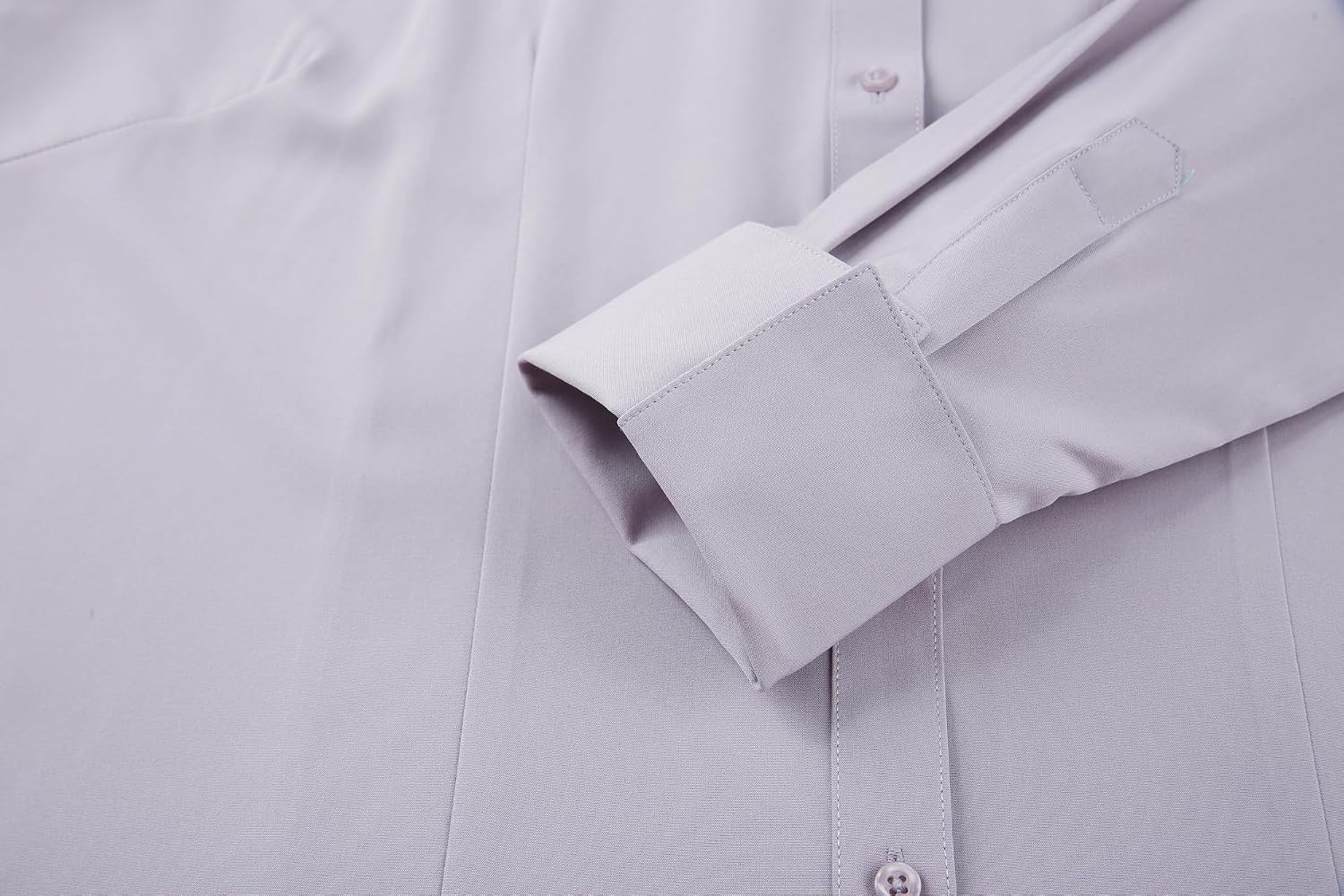 image:imageAlex Vando Womens Dress Shirts Button Down Wrinkle Free Long Sleeve ShirtLt Grey