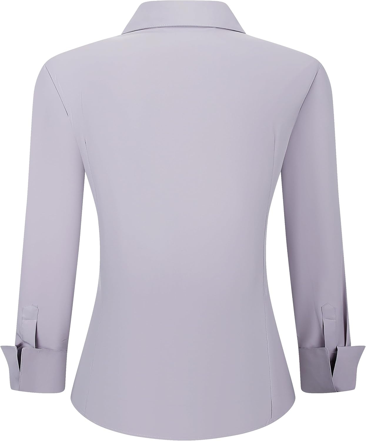 image:imageAlex Vando Womens Dress Shirts Button Down Wrinkle Free Long Sleeve ShirtLt Grey