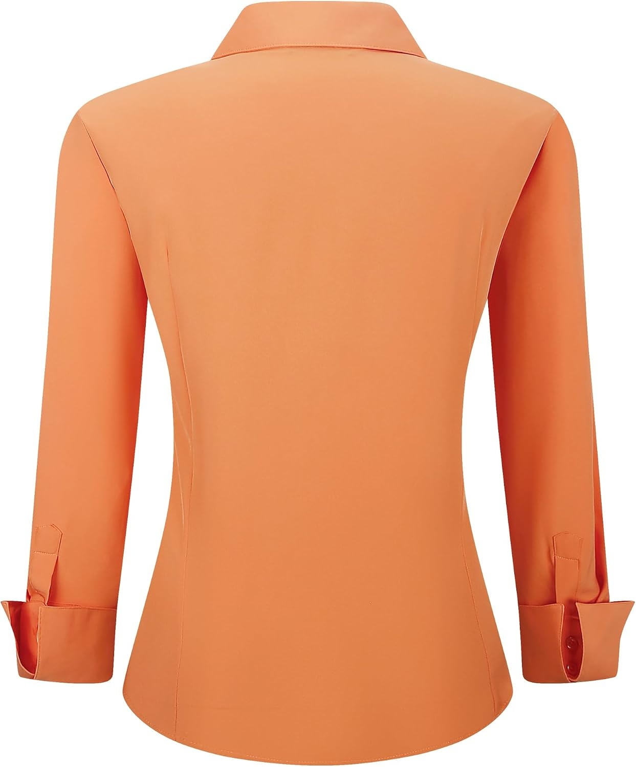 image:imageAlex Vando Womens Dress Shirts Button Down Wrinkle Free Long Sleeve ShirtOrange