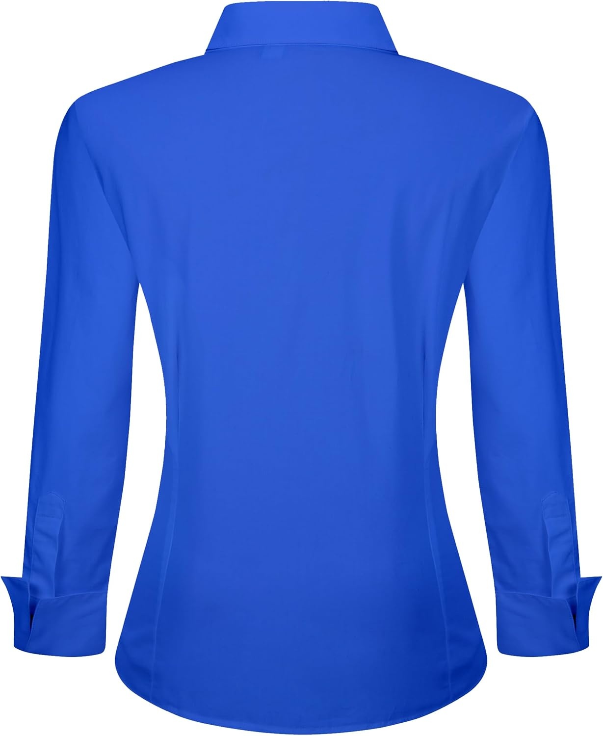 image:imageAlex Vando Womens Dress Shirts Button Down Wrinkle Free Long Sleeve ShirtRoyal