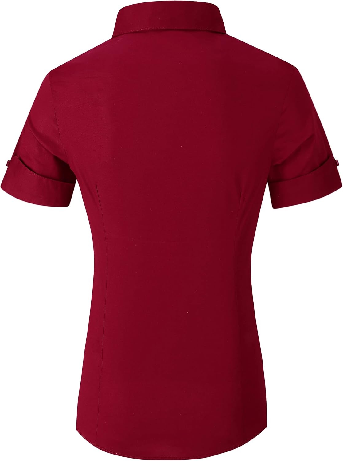 image:imageAlex Vando Womens Dress Shirts Button Down Wrinkle Free Long Sleeve ShirtSs Burgundy