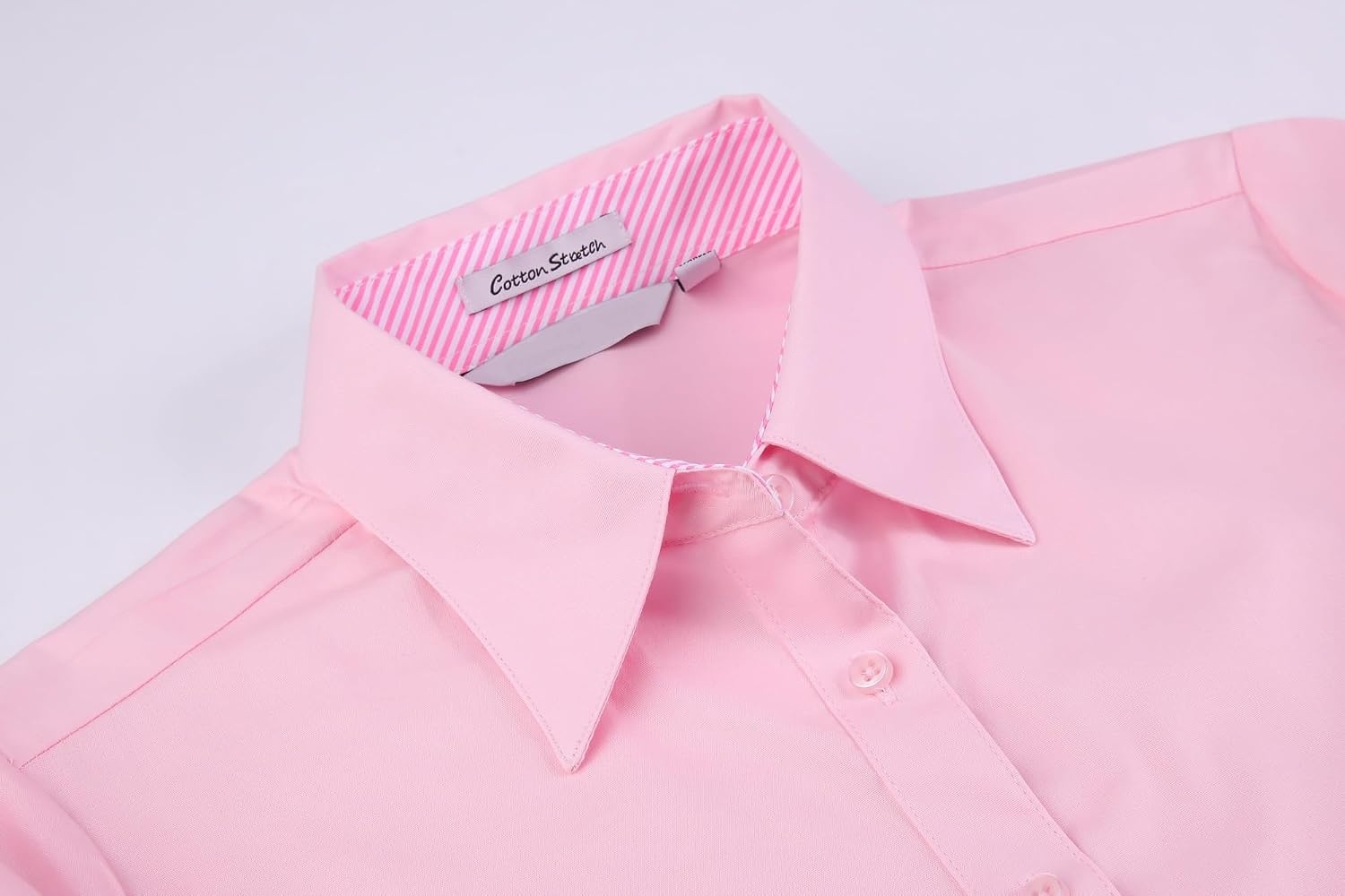 image:imageAlex Vando Womens Dress Shirts Button Down Wrinkle Free Long Sleeve ShirtSs Pink