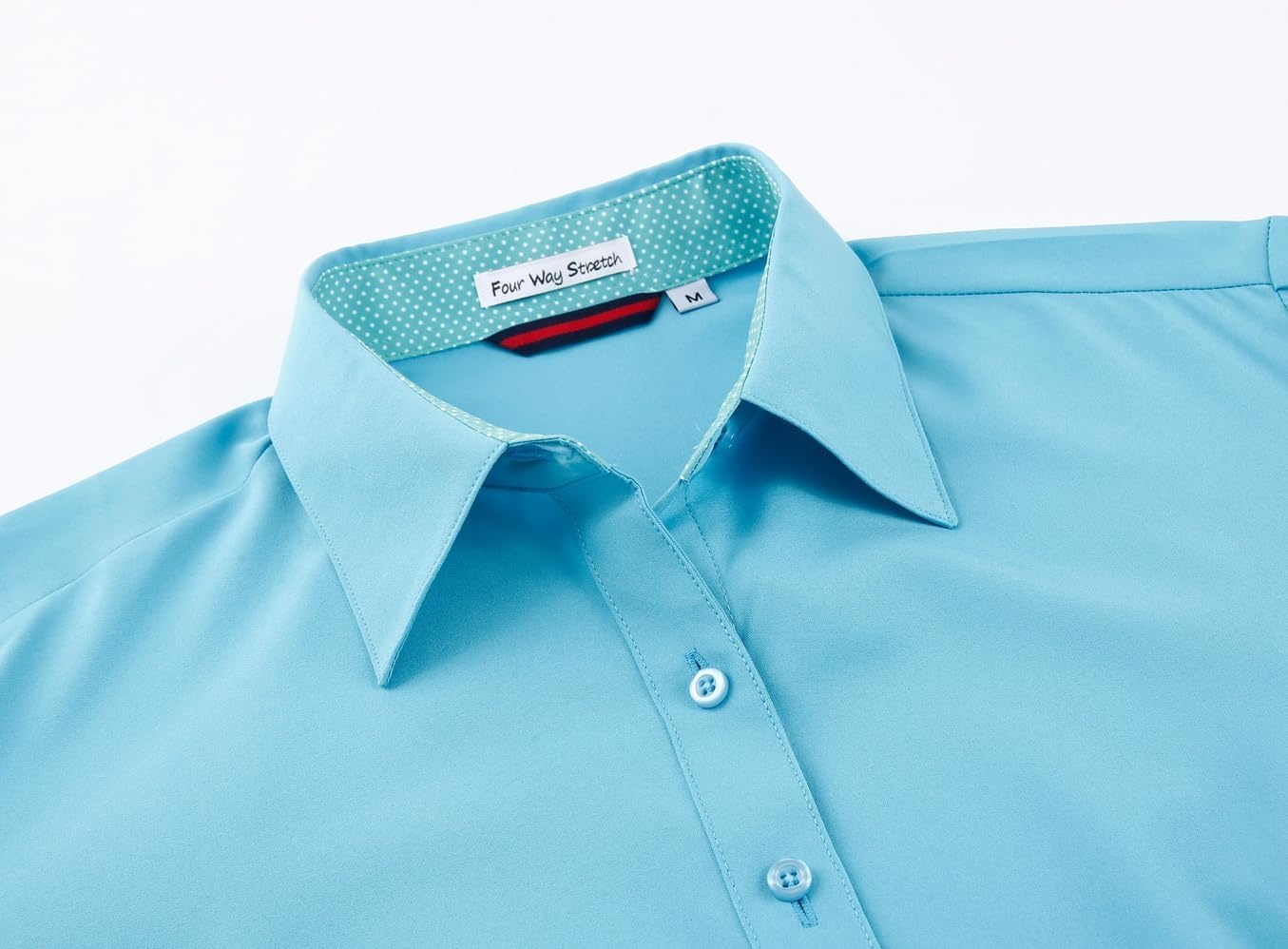 image:imageAlex Vando Womens Dress Shirts Button Down Wrinkle Free Long Sleeve ShirtTurquoise