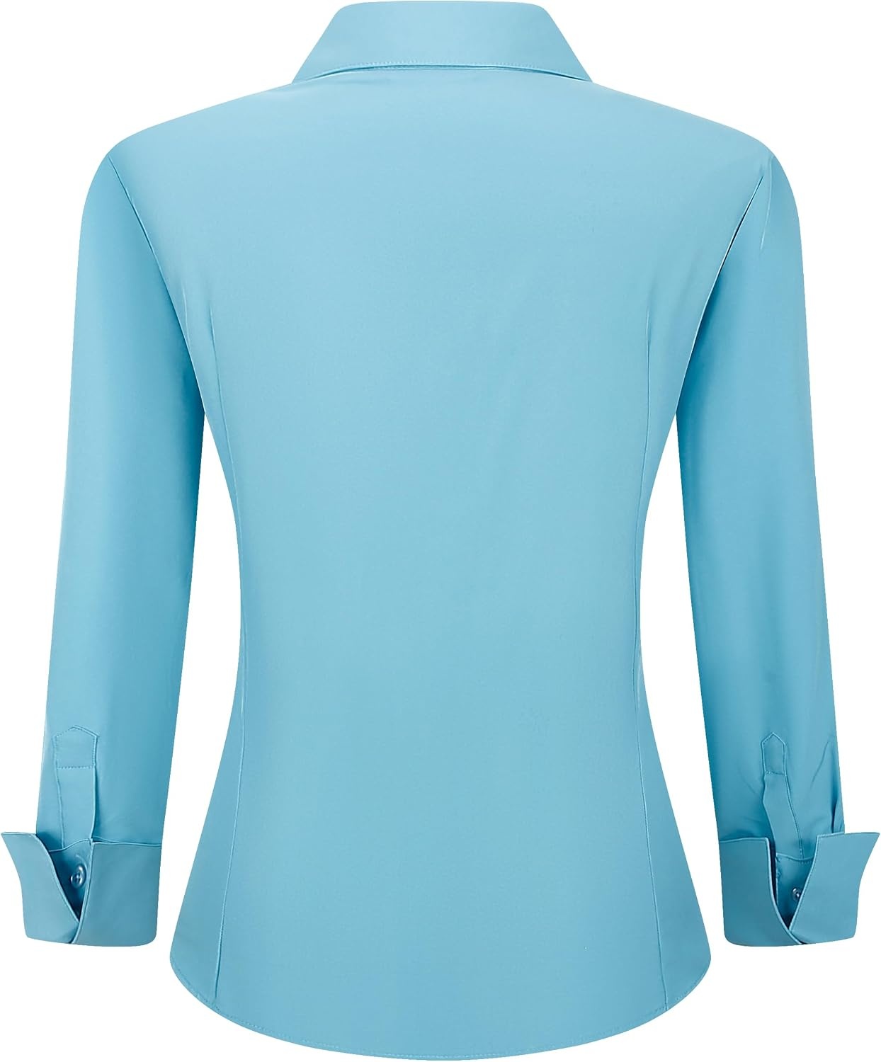 image:imageAlex Vando Womens Dress Shirts Button Down Wrinkle Free Long Sleeve ShirtTurquoise