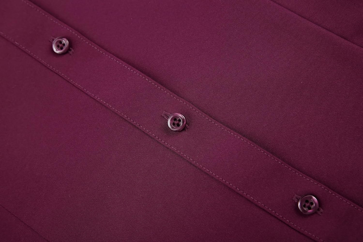 image:imageAlex Vando Womens Dress Shirts Button Down Wrinkle Free Long Sleeve ShirtWine