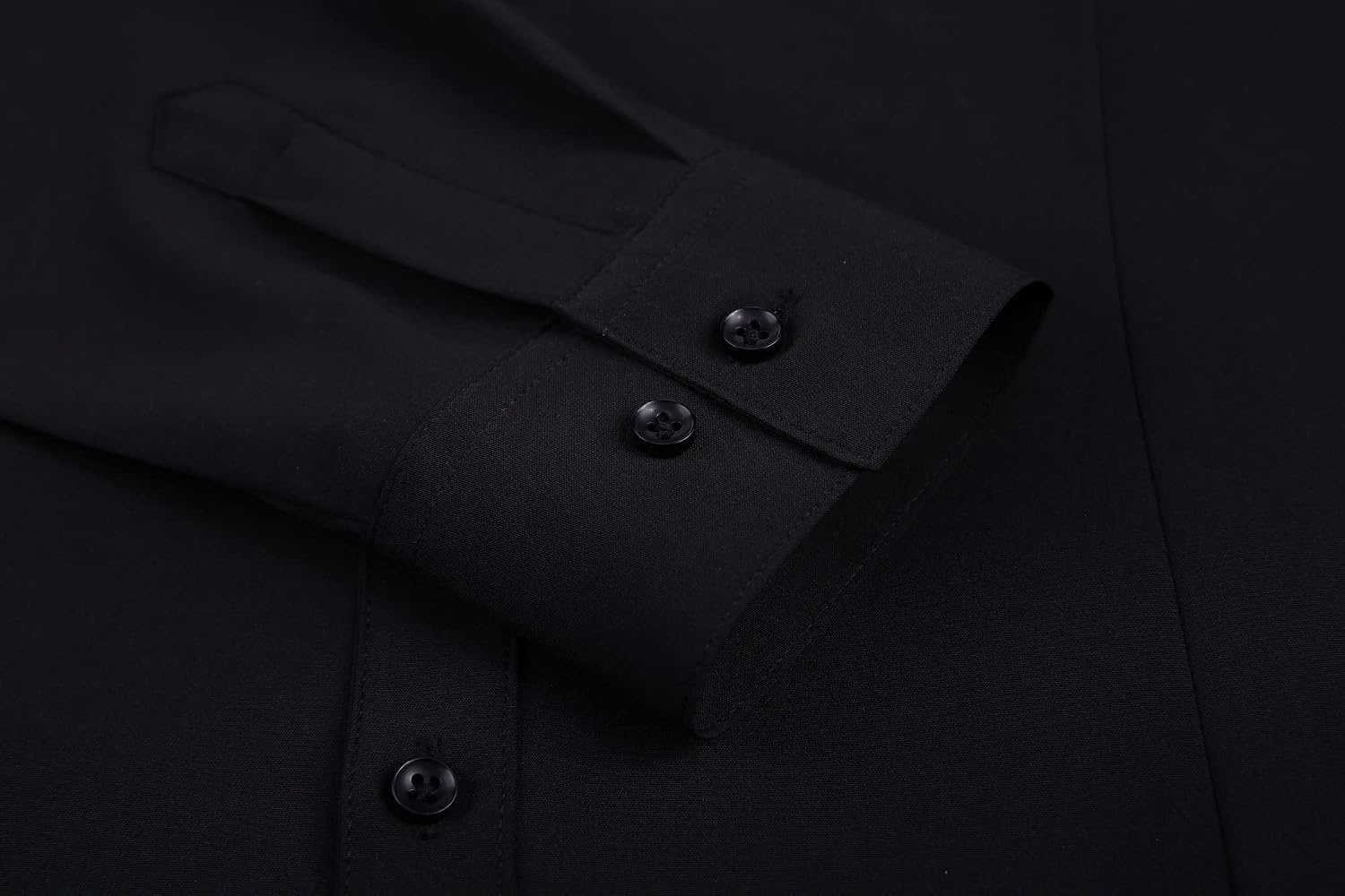 image:imageAlex Vando Womens Dress Shirts Button Down Wrinkle Free Long Sleeve ShirtWrinkle Free Black