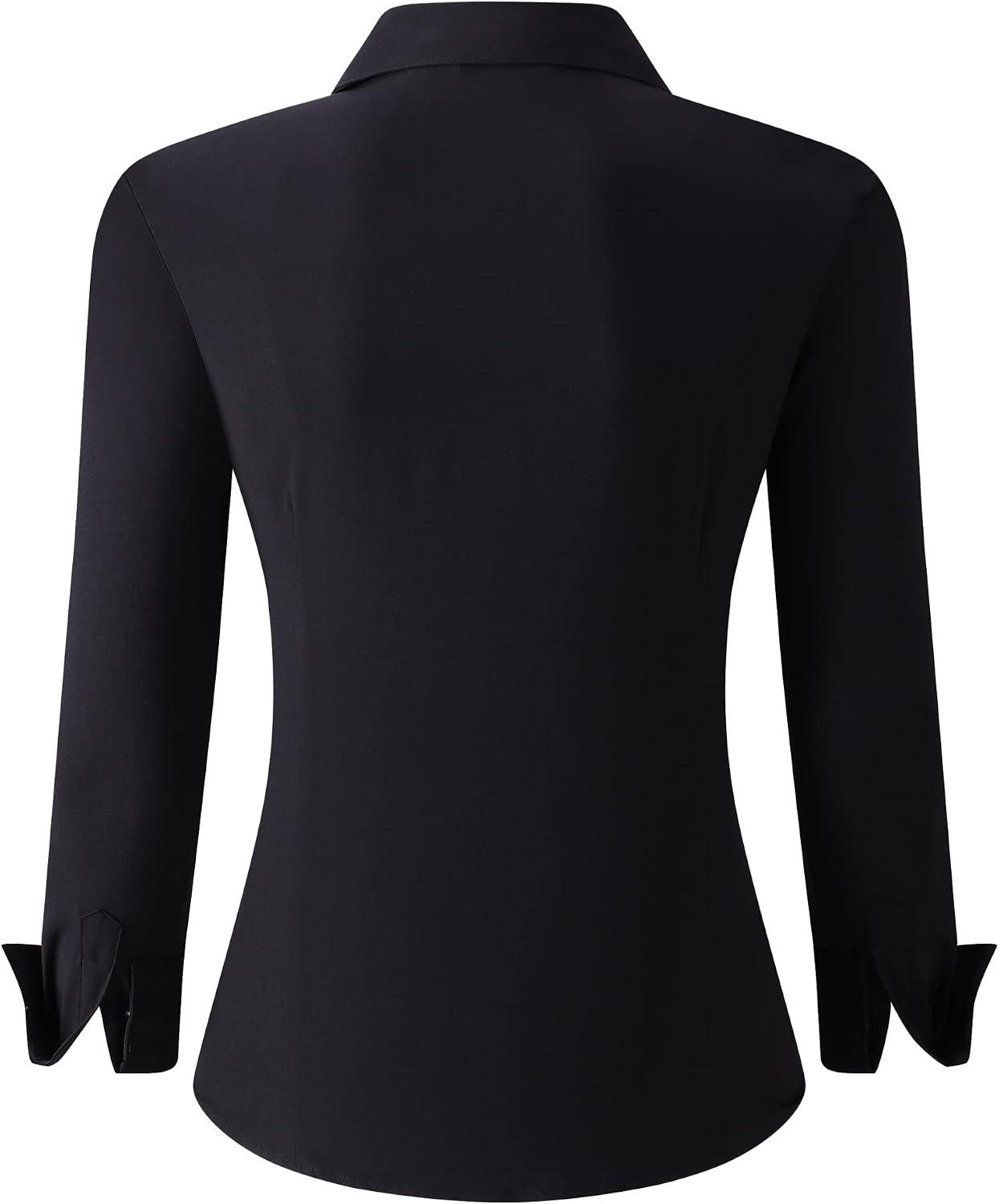 image:imageAlex Vando Womens Dress Shirts Button Down Wrinkle Free Long Sleeve ShirtWrinkle Free Black