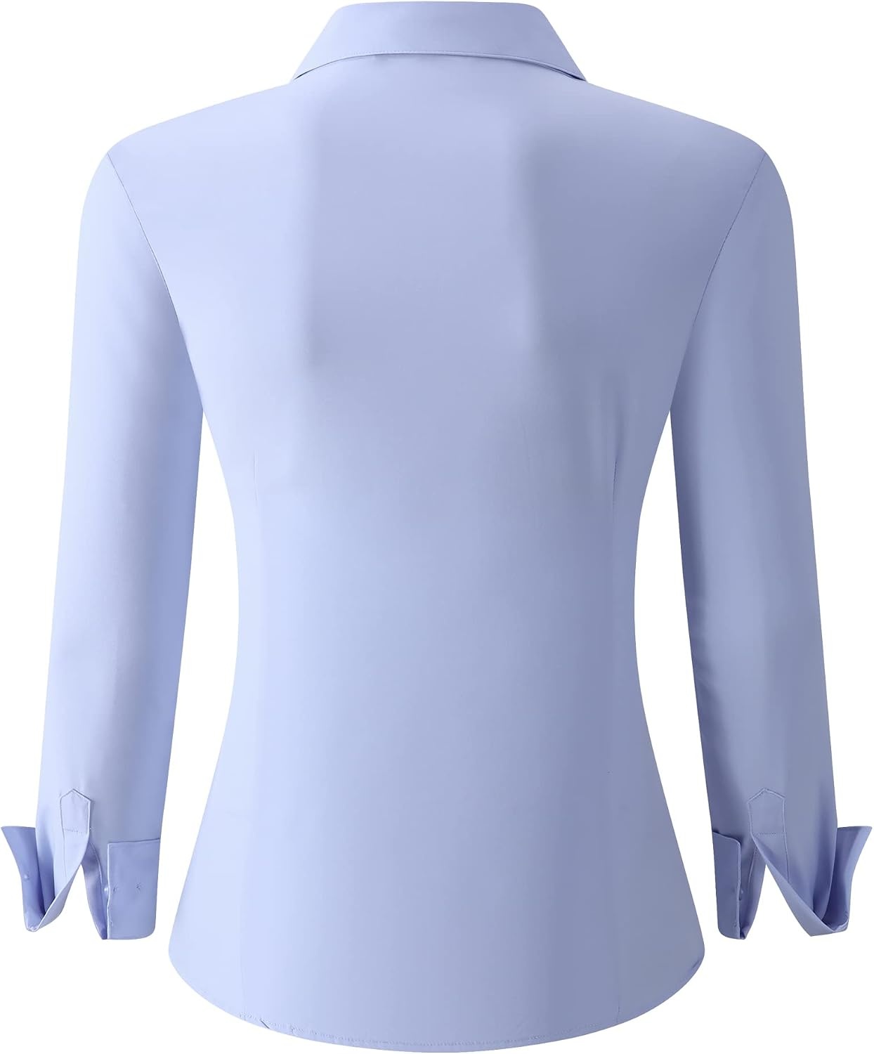image:imageAlex Vando Womens Dress Shirts Button Down Wrinkle Free Long Sleeve ShirtWrinkle Free Blue