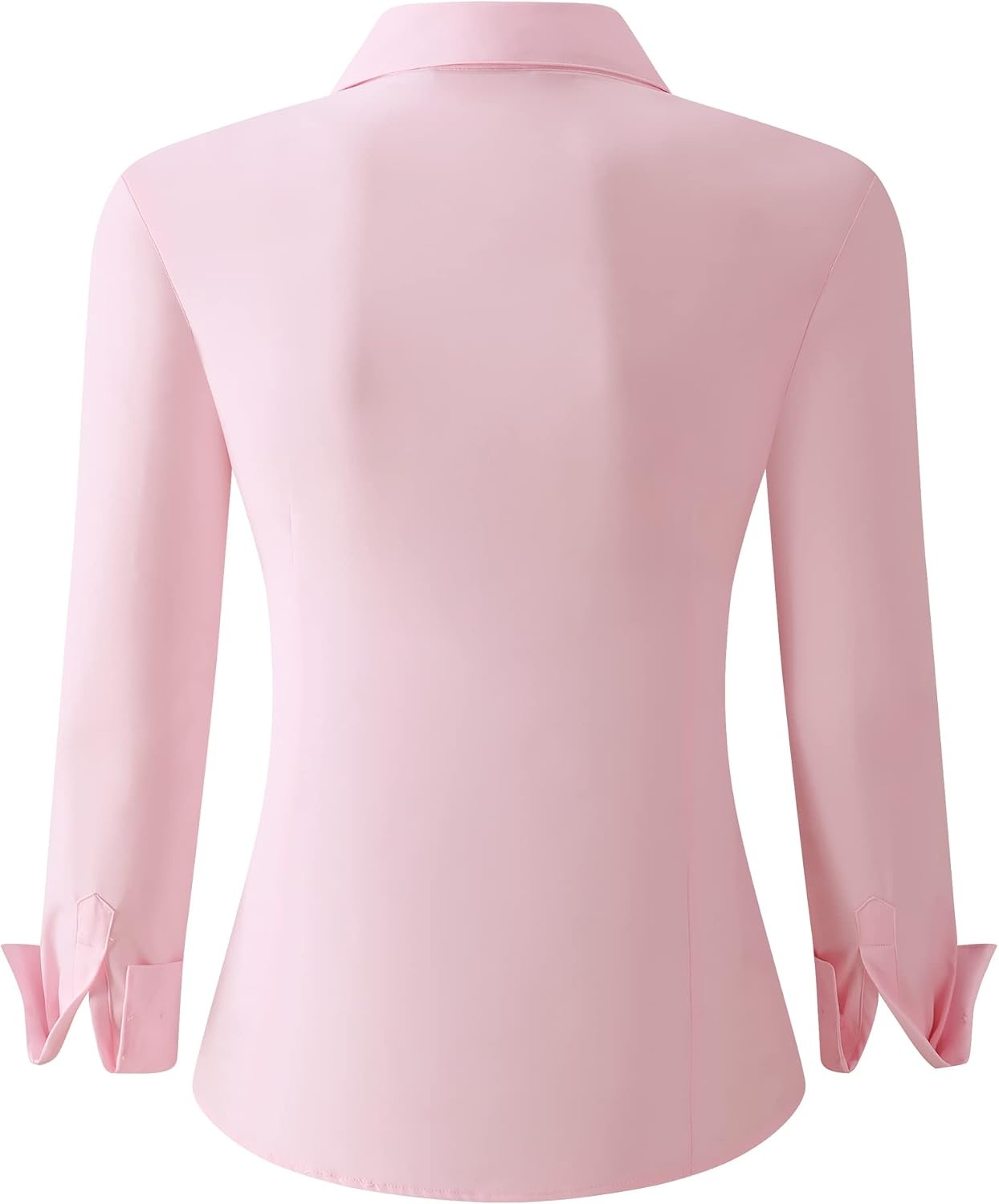 image:imageAlex Vando Womens Dress Shirts Button Down Wrinkle Free Long Sleeve ShirtWrinkle Free Pink
