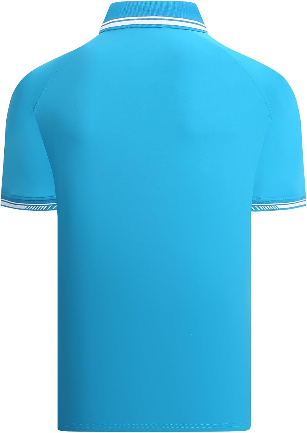 image:imageAlex Vando Mens Golf Shirt Moisture Wicking QuickDry Short Sleeve PoloAqua 189