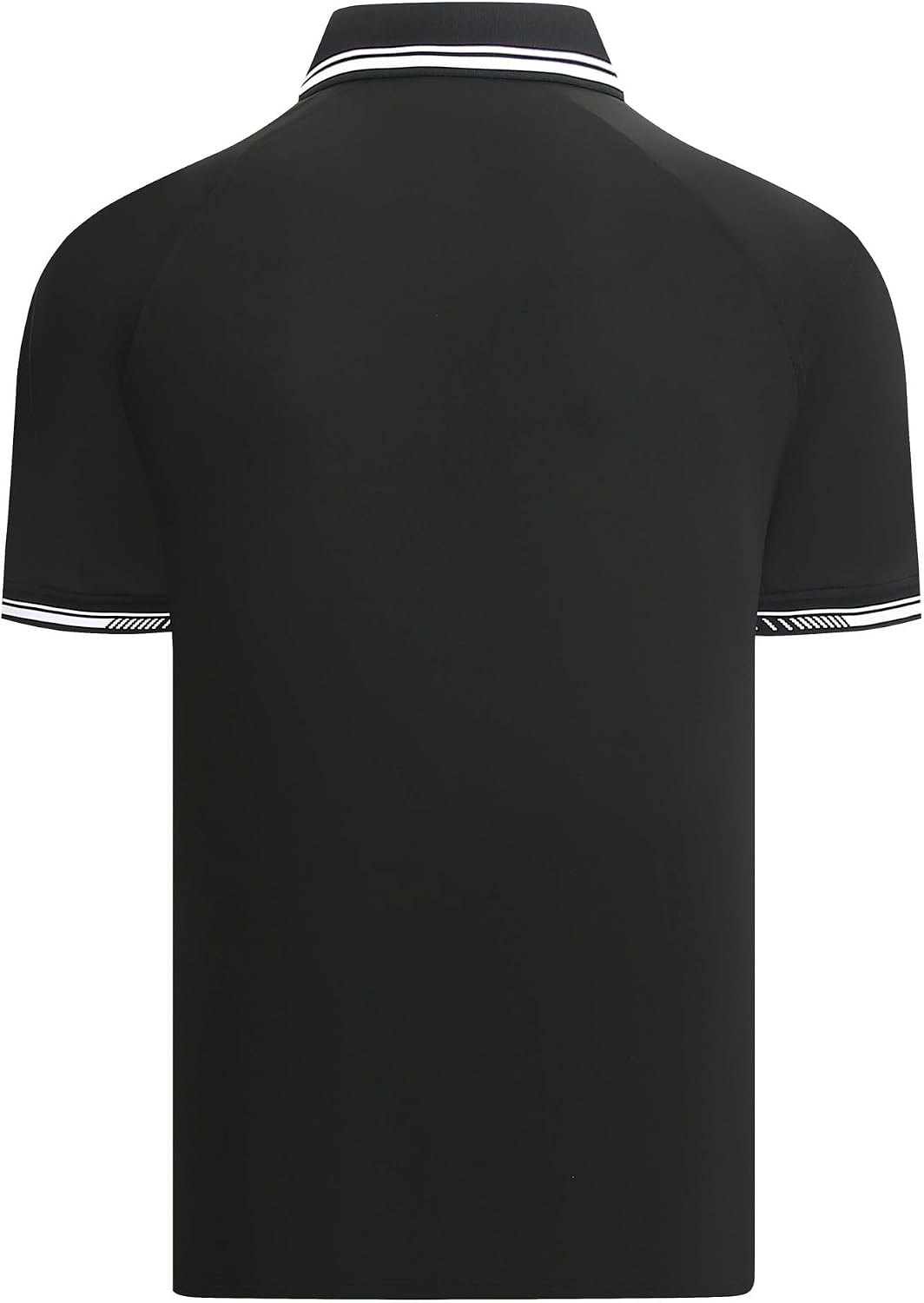 image:imageAlex Vando Mens Golf Shirt Moisture Wicking QuickDry Short Sleeve PoloBlack 189