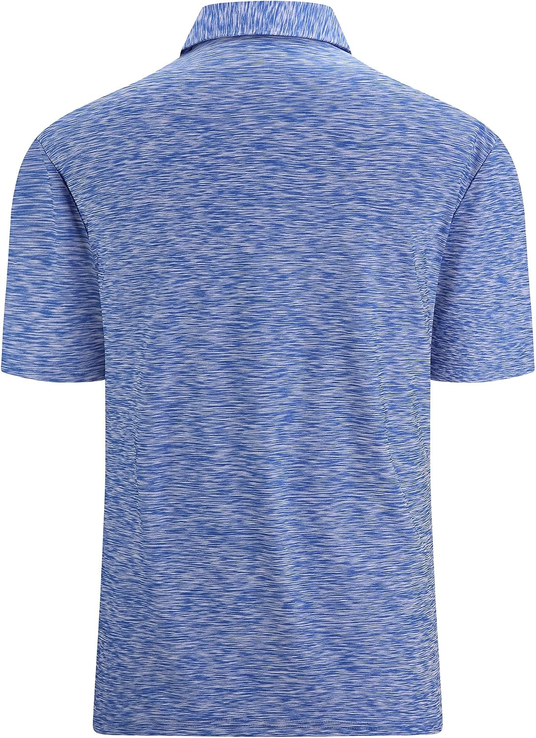 image:imageAlex Vando Mens Golf Shirt Moisture Wicking QuickDry Short Sleeve PoloBlue