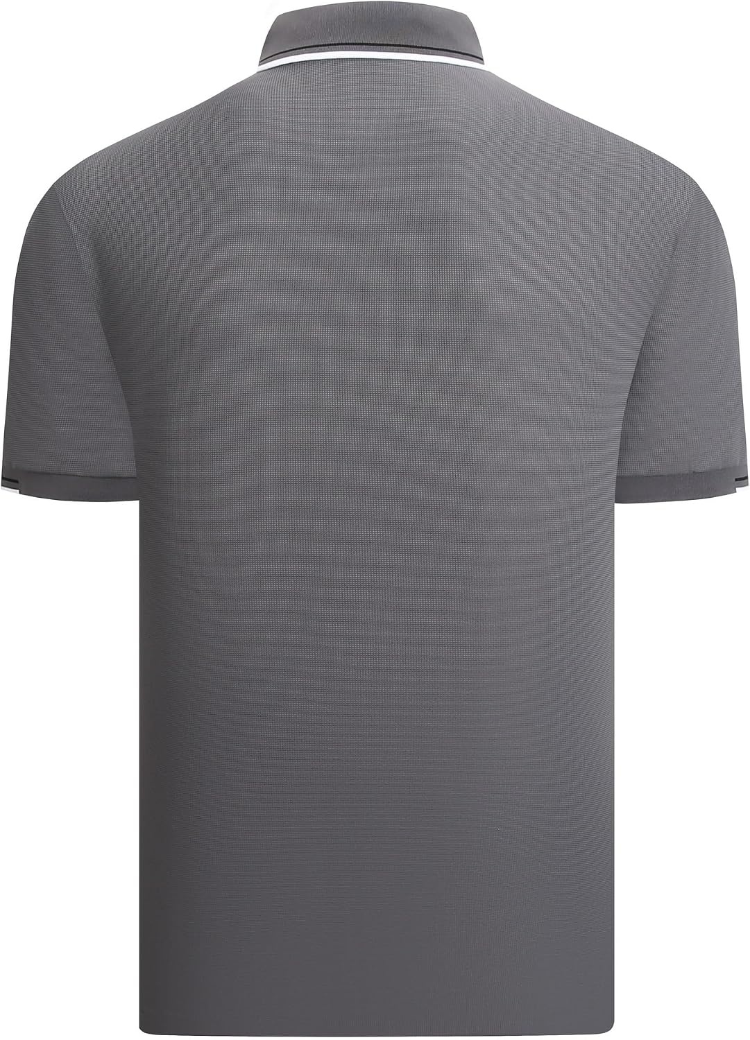 image:imageAlex Vando Mens Golf Shirt Moisture Wicking QuickDry Short Sleeve PoloDk Grey 188