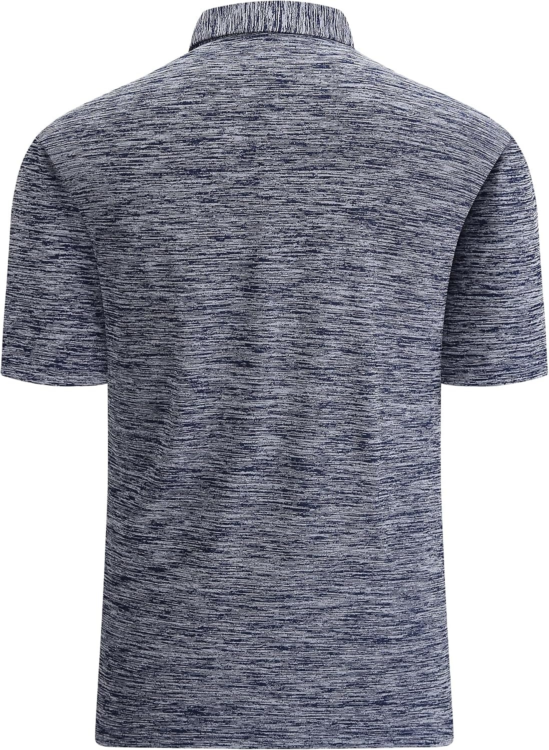 image:imageAlex Vando Mens Golf Shirt Moisture Wicking QuickDry Short Sleeve PoloNavy2