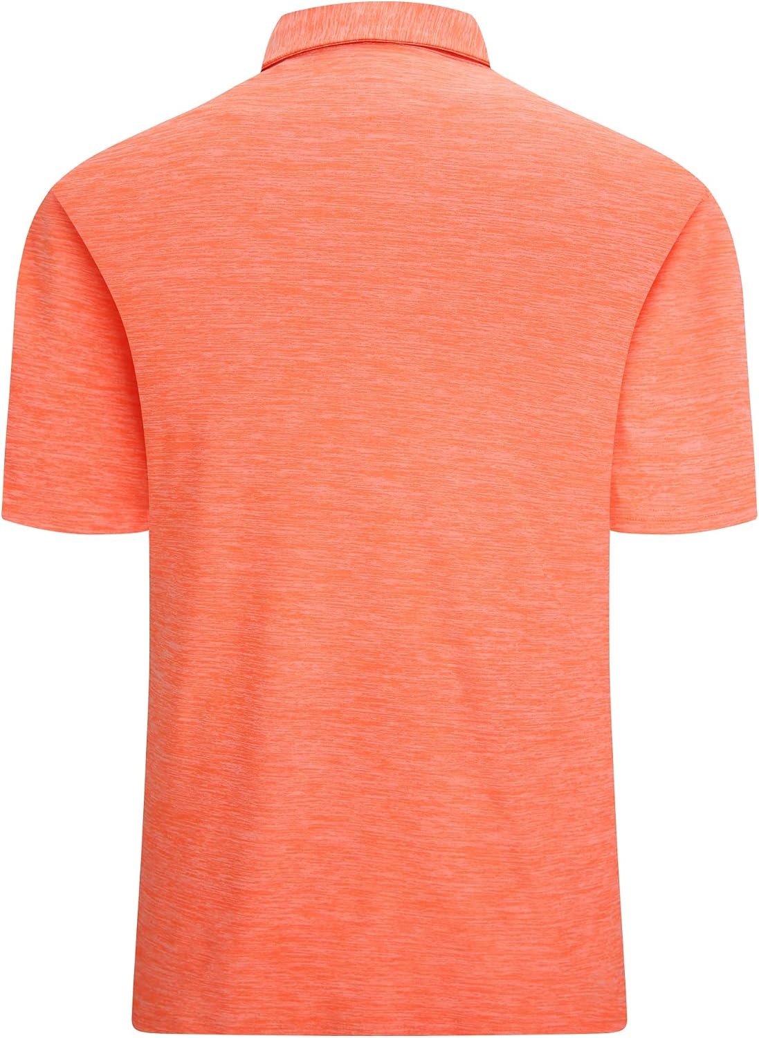 image:imageAlex Vando Mens Golf Shirt Moisture Wicking QuickDry Short Sleeve PoloOrange