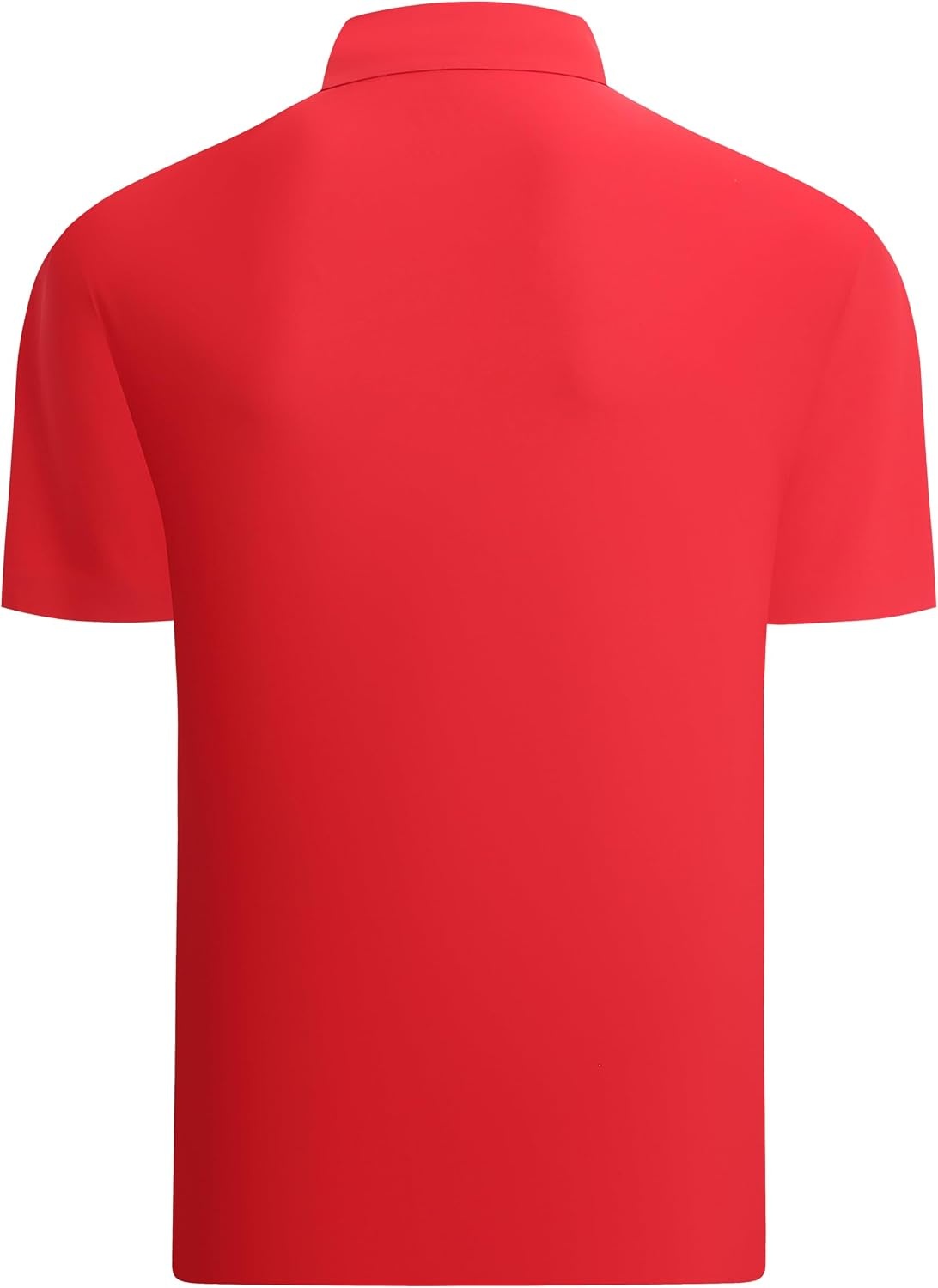 image:imageAlex Vando Mens Golf Shirt Moisture Wicking QuickDry Short Sleeve PoloRed Pique