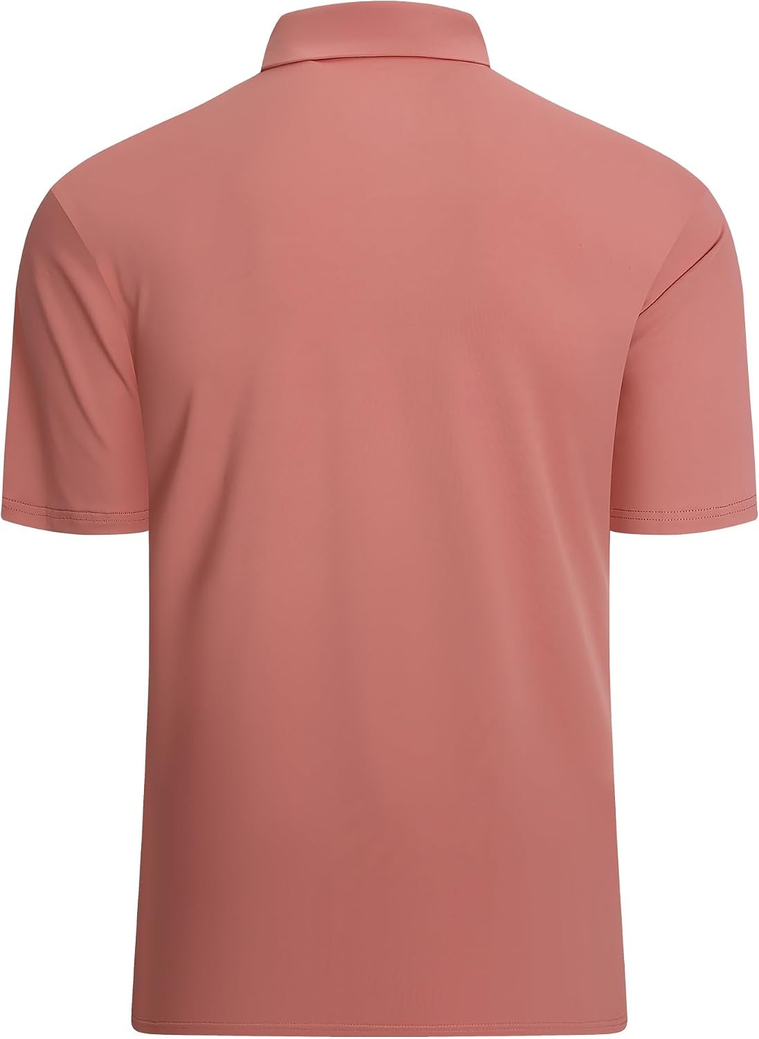 image:imageAlex Vando Mens Golf Shirt Moisture Wicking QuickDry Short Sleeve PoloRose Stripe 87