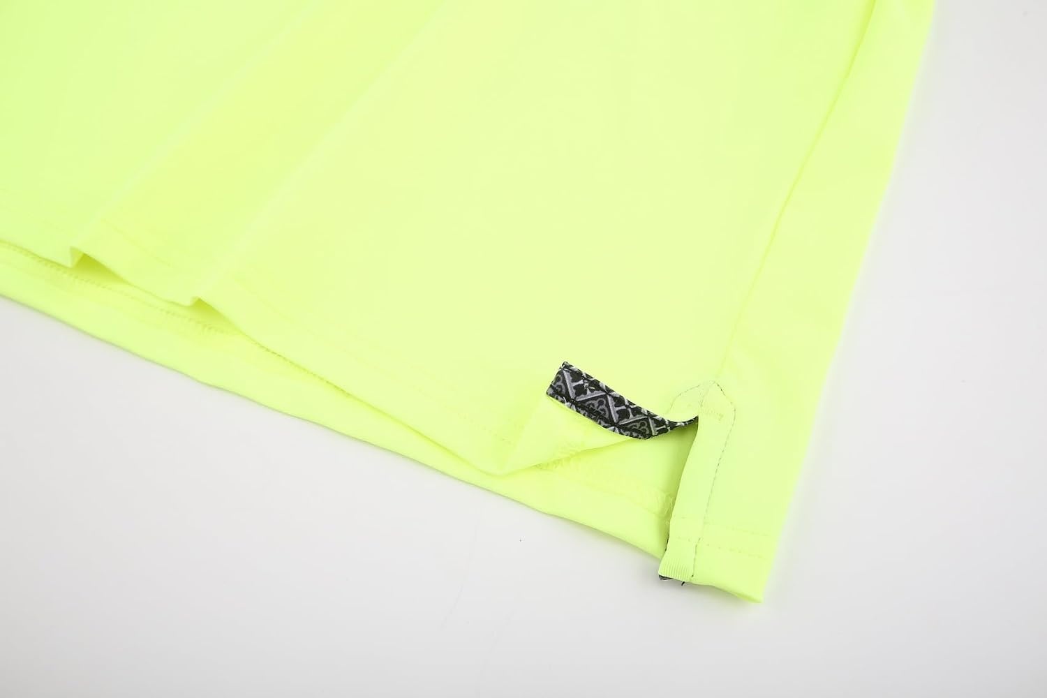 image:imageAlex Vando Mens Golf Shirt QuickDry Solid Short Sleeve Polo ShirtsFluorescent Green 09