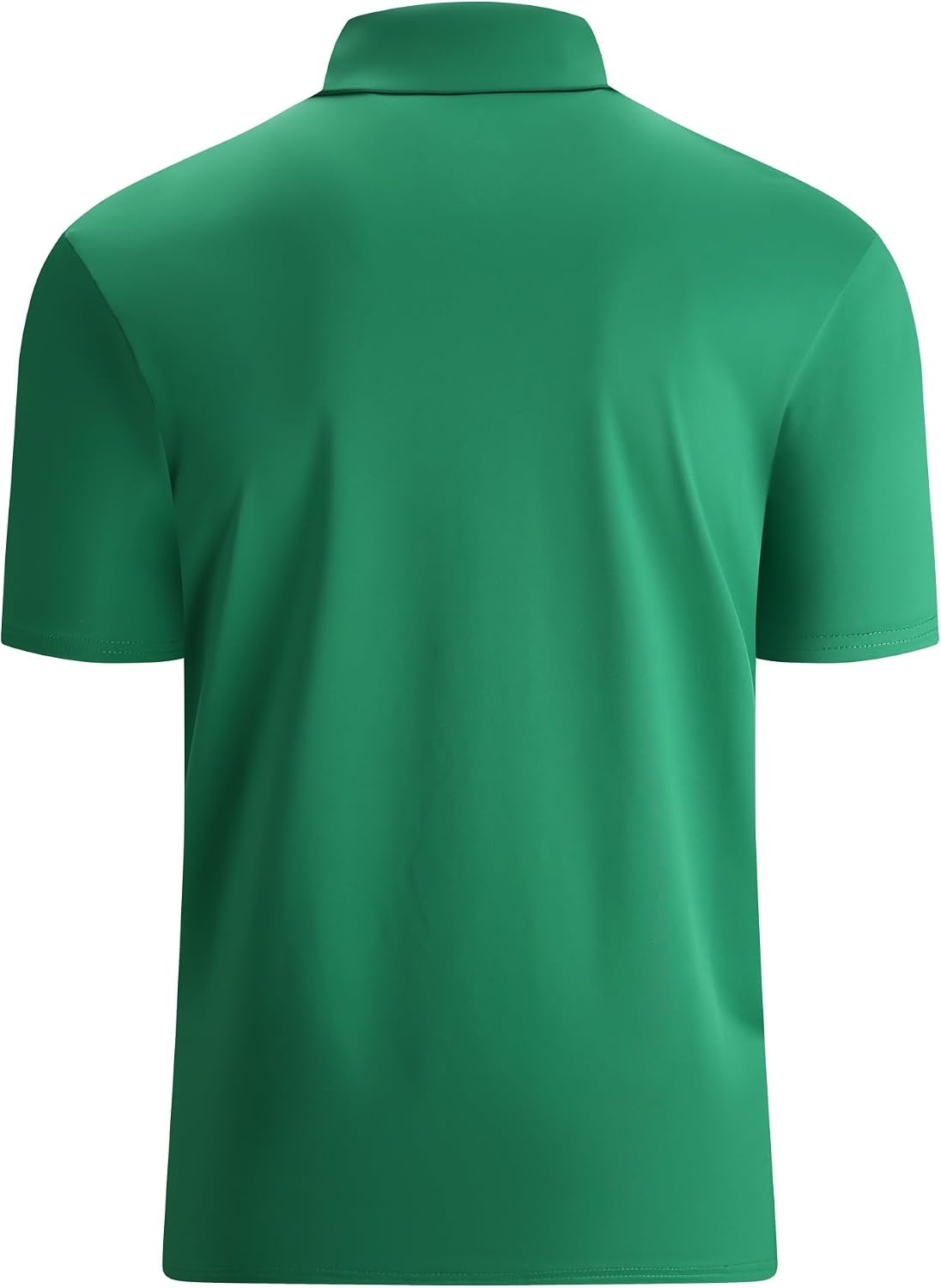 image:imageAlex Vando Mens Golf Shirt QuickDry Solid Short Sleeve Polo ShirtsGreen 09