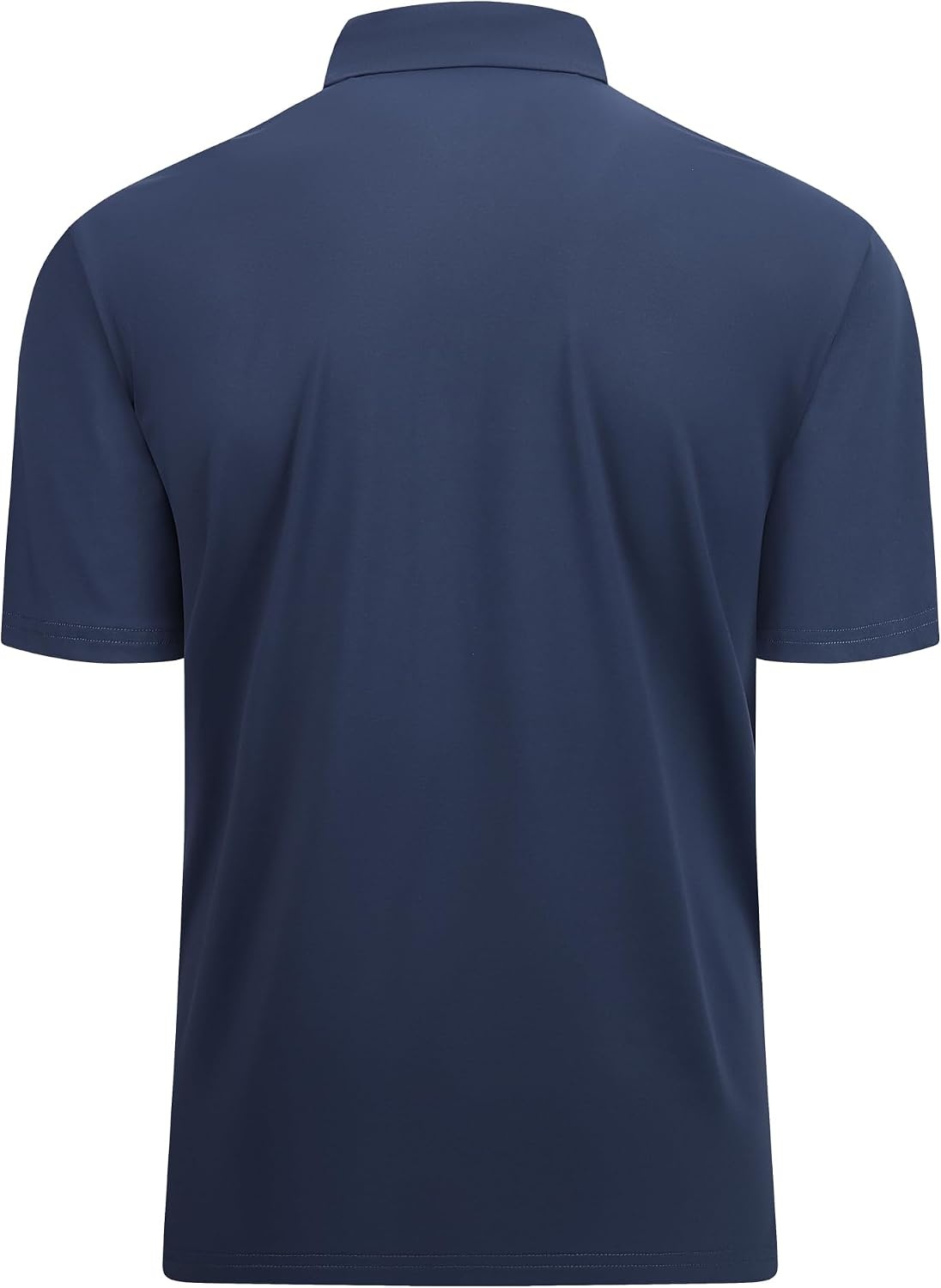 image:imageAlex Vando Mens Golf Shirt QuickDry Solid Short Sleeve Polo ShirtsNavy 09