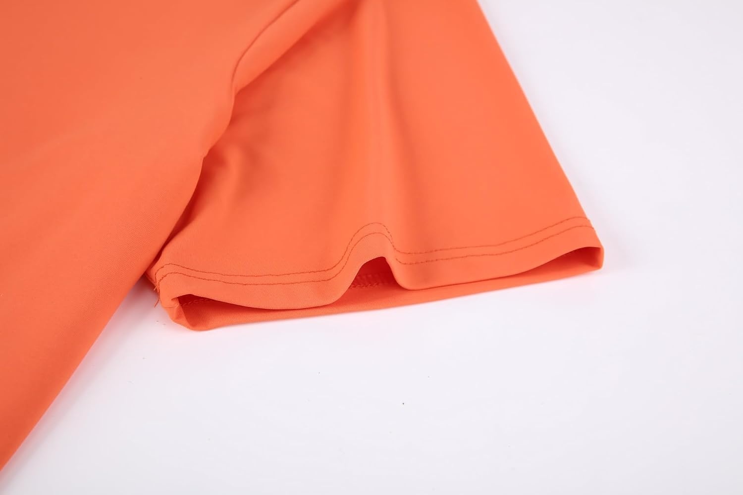 image:imageAlex Vando Mens Golf Shirt QuickDry Solid Short Sleeve Polo ShirtsOrange 09