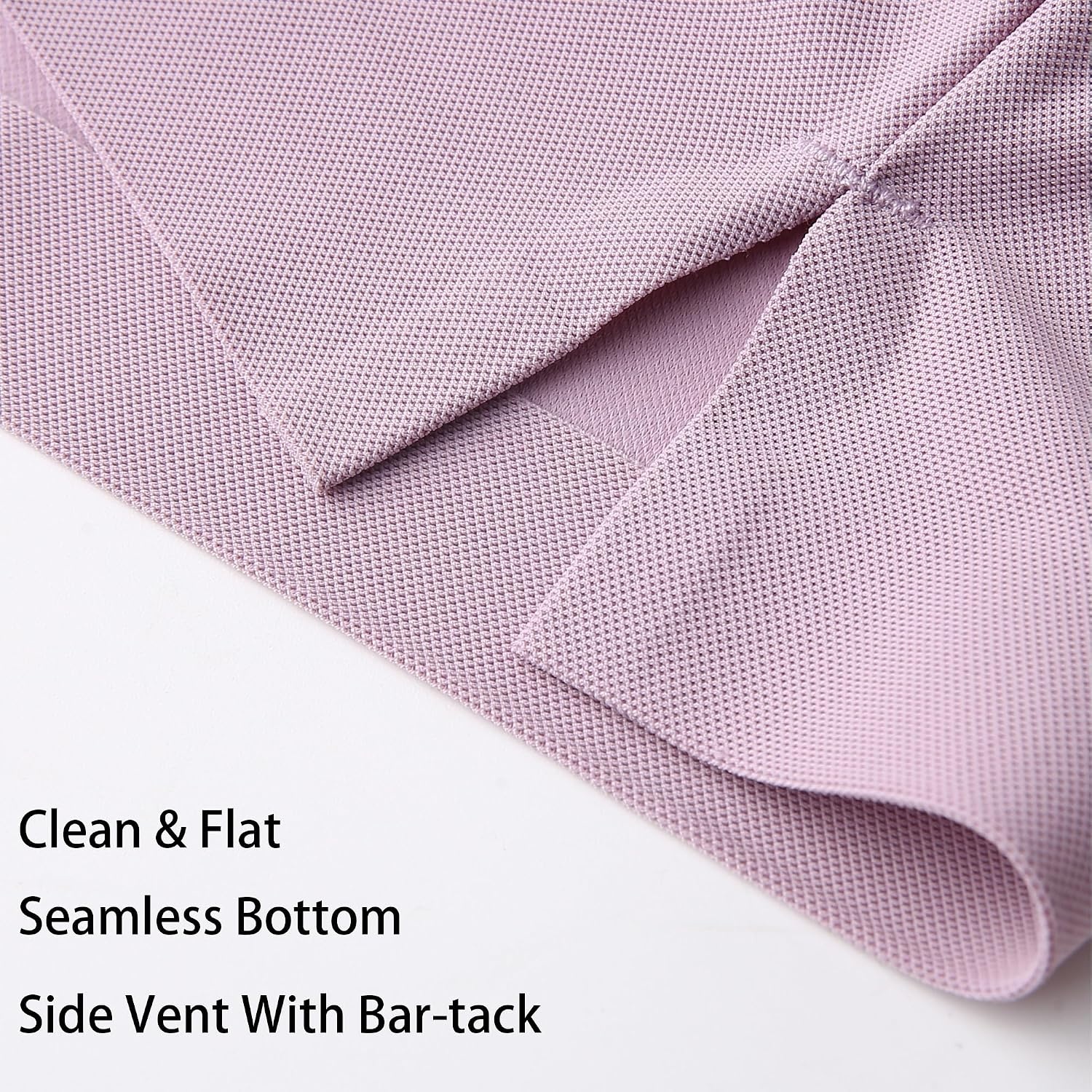 image:imageAlex Vando Mens Golf Shirt QuickDry Solid Short Sleeve Polo ShirtsPurple 100