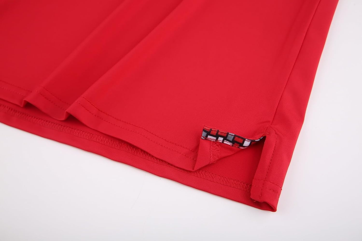 image:imageAlex Vando Mens Golf Shirt QuickDry Solid Short Sleeve Polo ShirtsRed 09