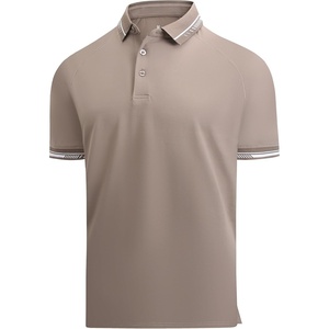 Alex Vando Mens Golf Shirt Moisture Wicking Quick-Dry Short Sleeve Polo(Dk Grey 189)