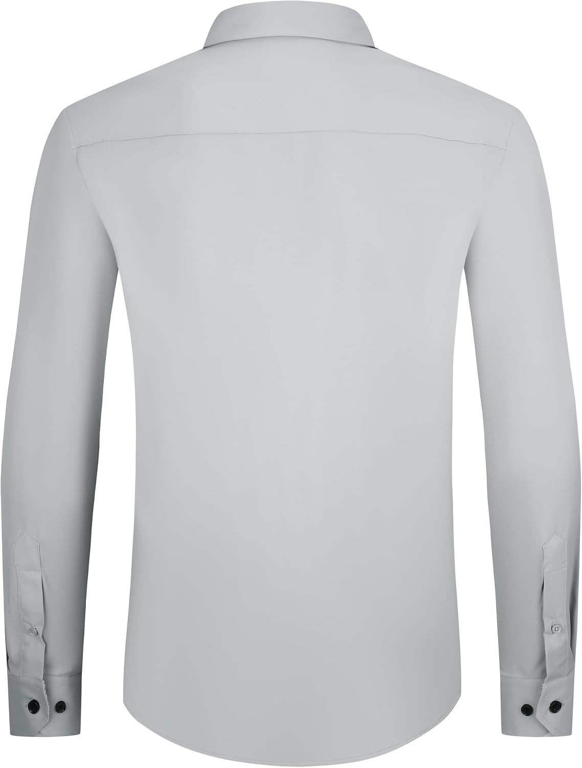 image:imageAlex Vando Mens Twill Dress Shirts Wrinkle Resistant Business Casual ShirtGrey