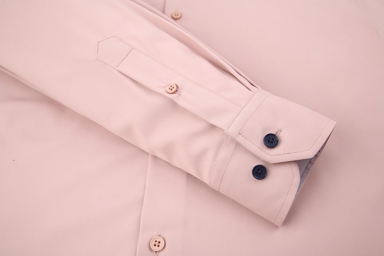 image:imageAlex Vando Mens Twill Dress Shirts Wrinkle Resistant Business Casual ShirtPink