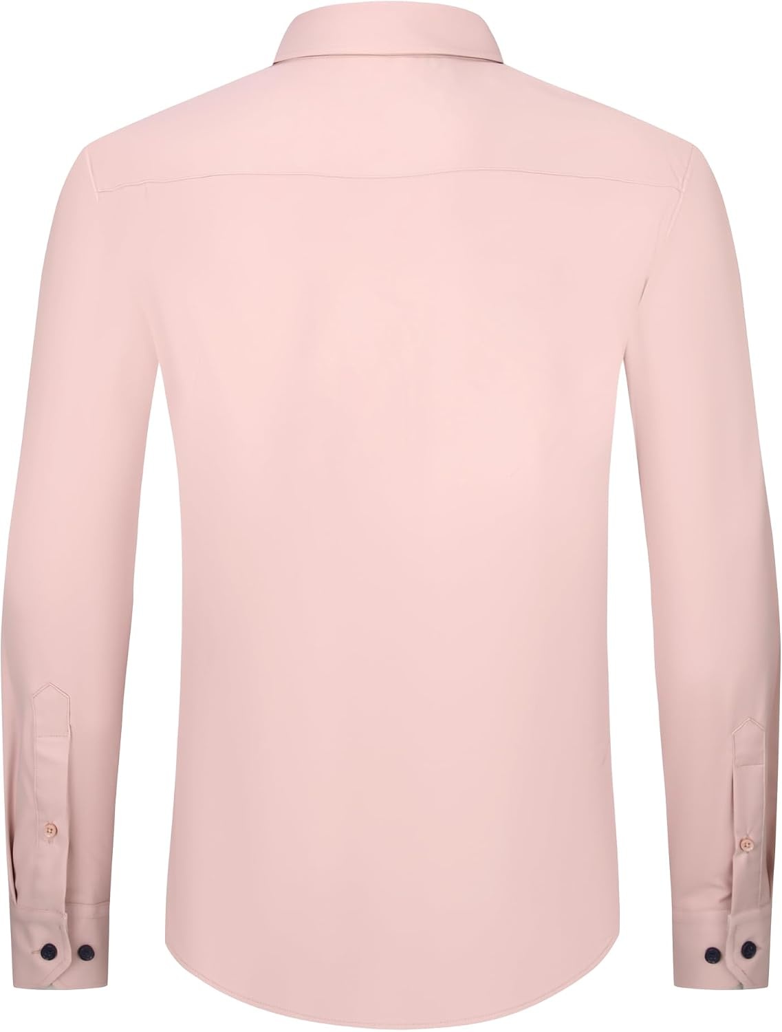 image:imageAlex Vando Mens Twill Dress Shirts Wrinkle Resistant Business Casual ShirtPink