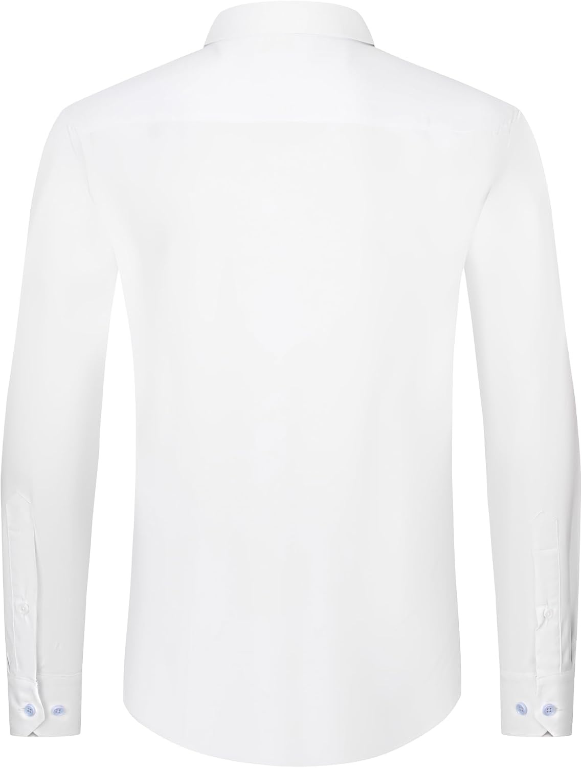 image:imageAlex Vando Mens Twill Dress Shirts Wrinkle Resistant Business Casual ShirtWhite