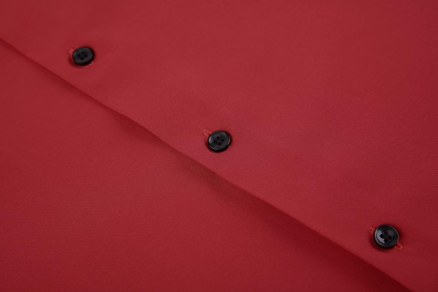 image:imageAlex Vando Mens Regular Fit Long Sleeve Stretch Dress Shirts06 Red