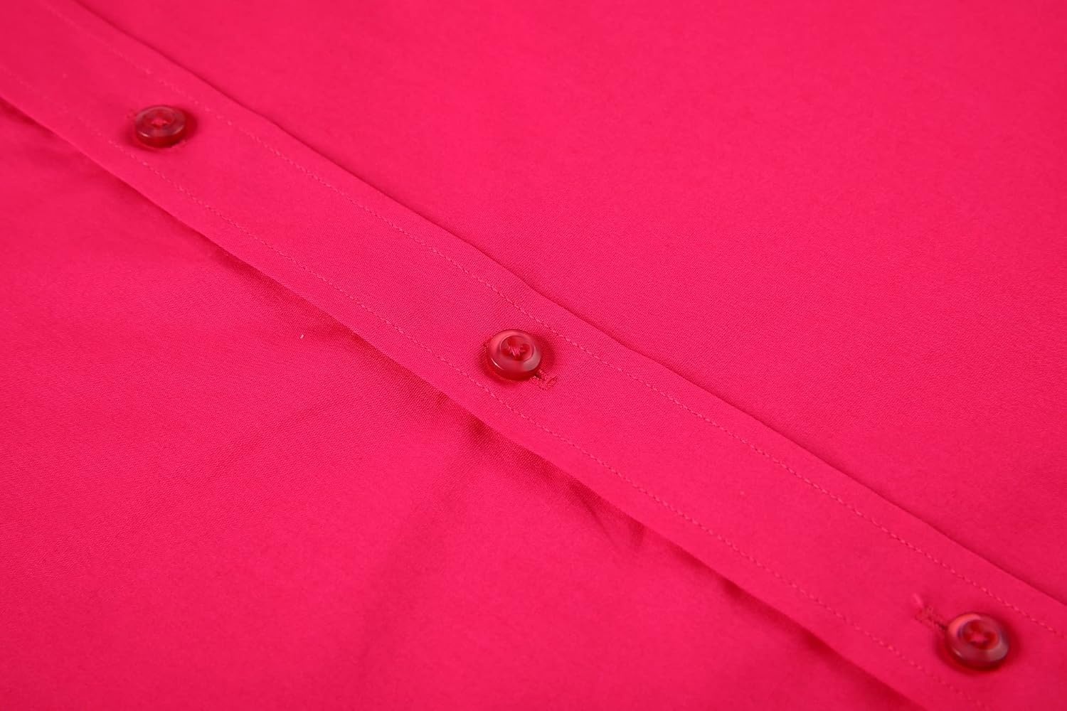 image:imageAlex Vando Mens Regular Fit Long Sleeve Stretch Dress ShirtsFuchsia
