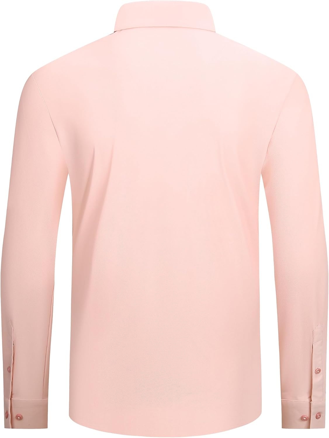 image:imageAlex Vando Mens Regular Fit Long Sleeve Stretch Dress ShirtsKnit Pink