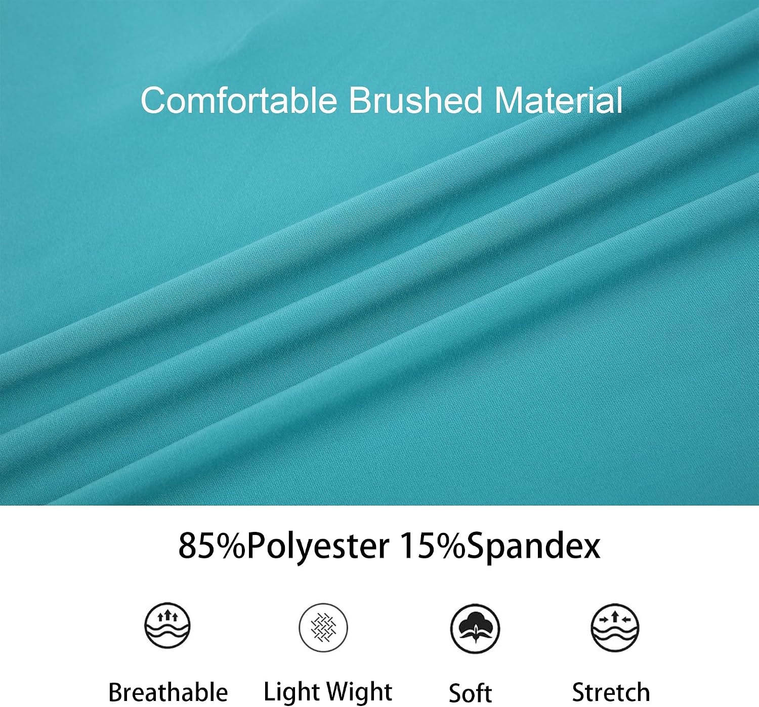 image:imageAlex Vando Mens Long Sleeve Color Block Mock Neck Zipper Golf ShirtsTurquoise 171
