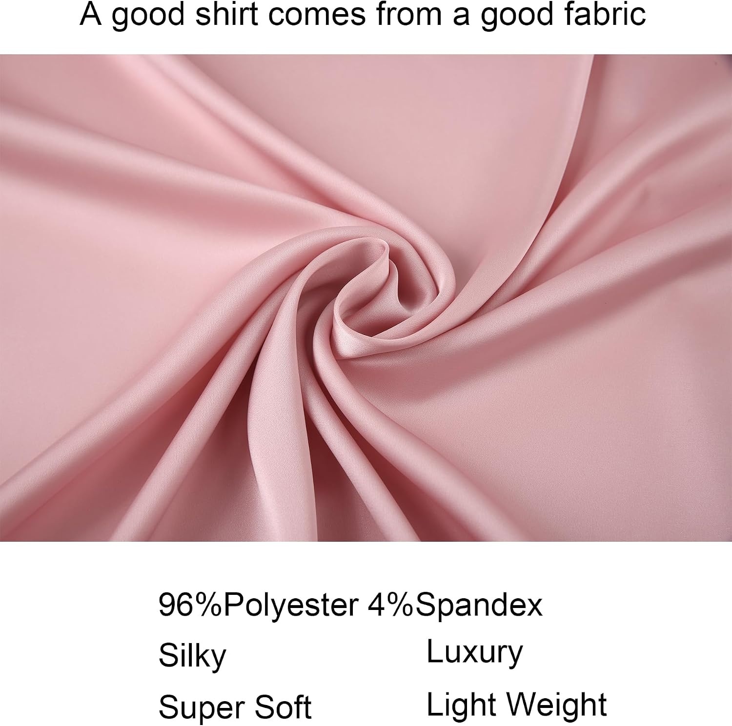 image:imageAlex Vando Mens Luxury Satin Dress Shirt Silk Shiny Sateen Party ShirtPink