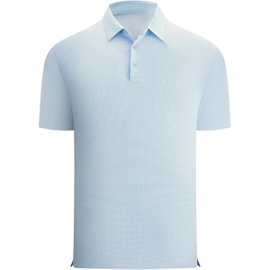 Alex Vando Mens Printed Golf Shirt Cooling Short Sleeve Dress Polo Shirts(Blue Dots)